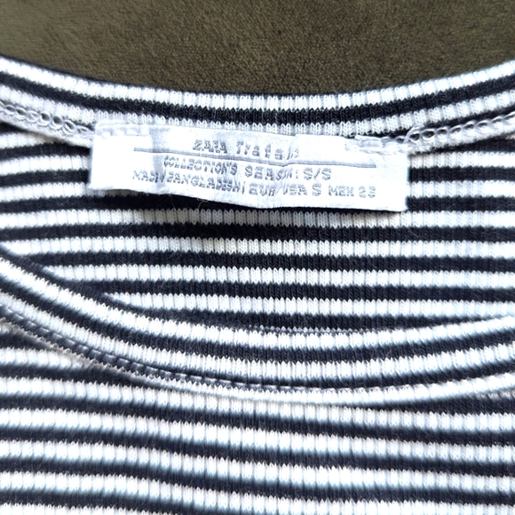 Zara striped crop top - Picture 2 of 2